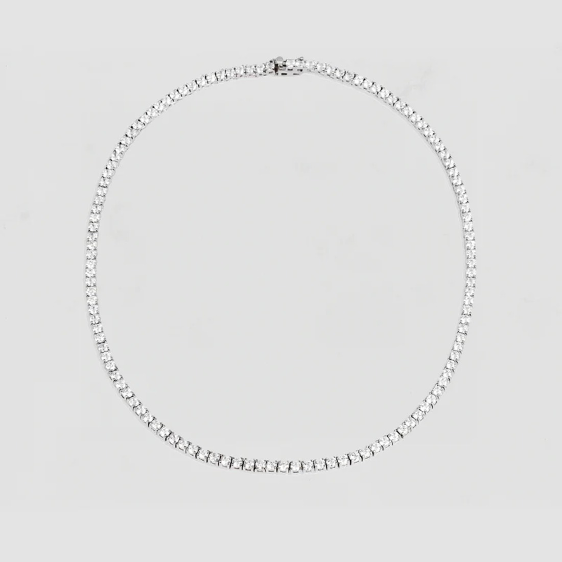 アクセサリー THE M JEWELERS THE TENNIS NECKLACE The M Jewelers NY Gradient Tennis Necklace in Silver | REVOLVE