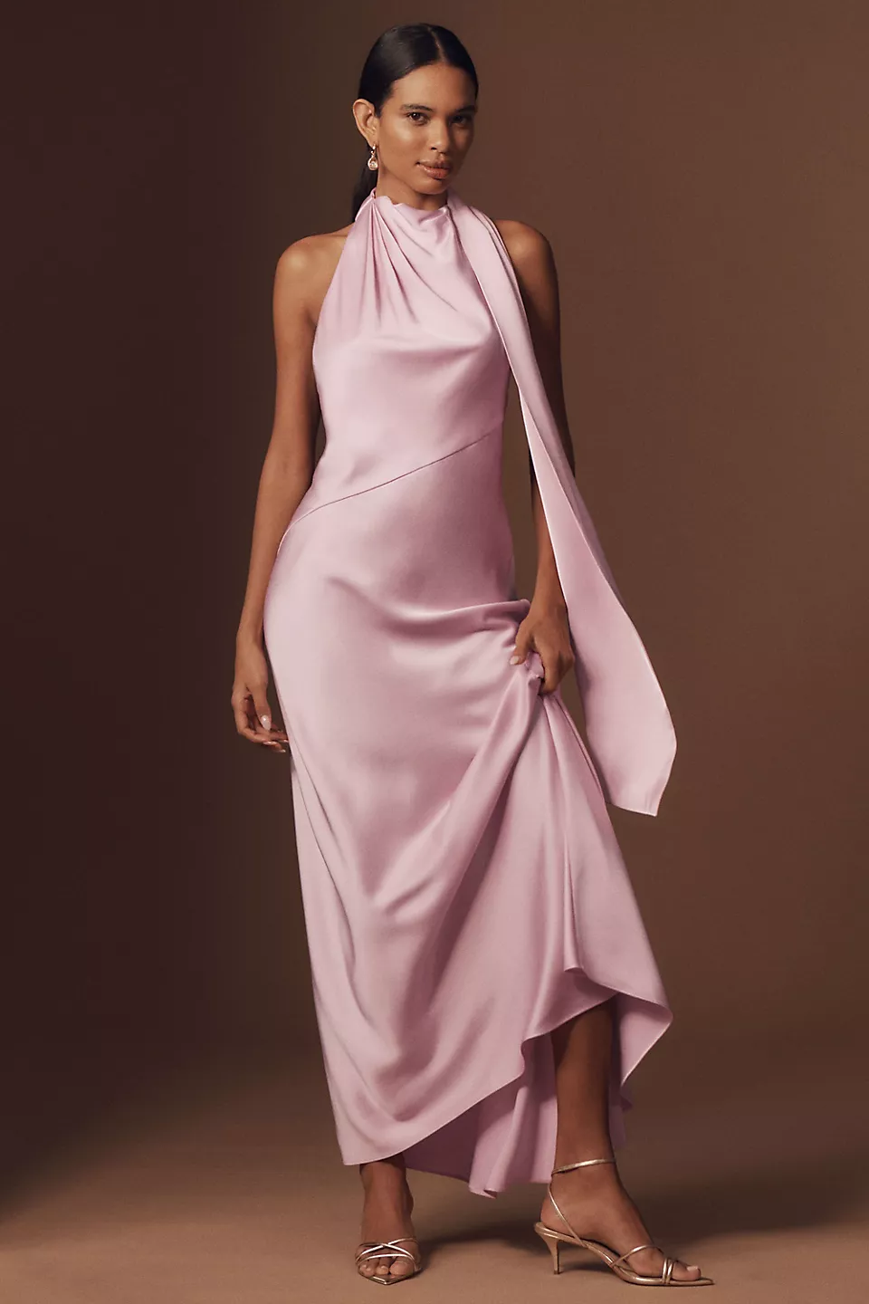 Anthropologie★BHLDN Evelyn Lace V-Neck High-Low Midi Dress BHLDN Evelyn Lace V-Neck High-Low Midi Dress | Anthropologie
