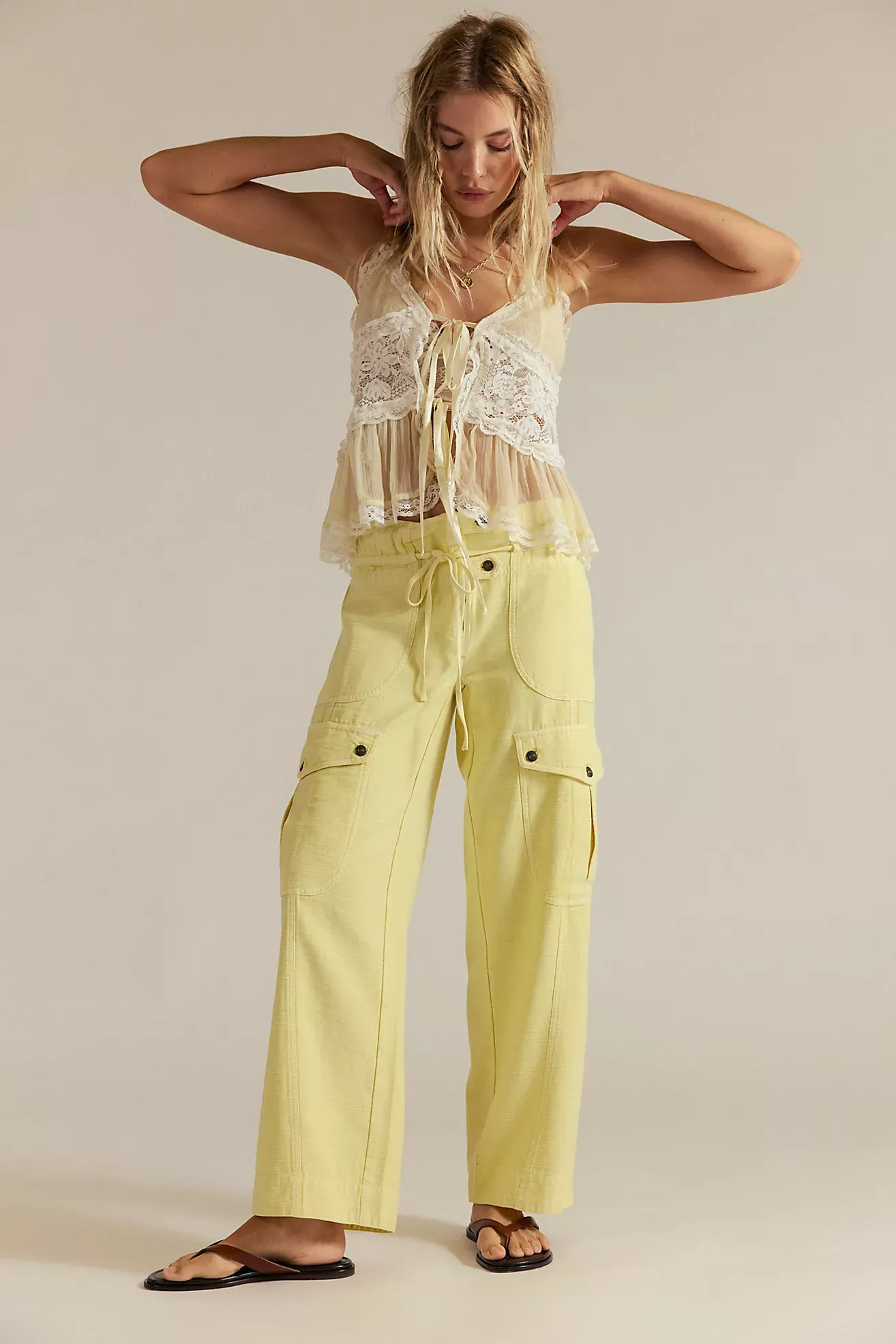 Free People | Ivy Cropped Pull-On Culotte Pants