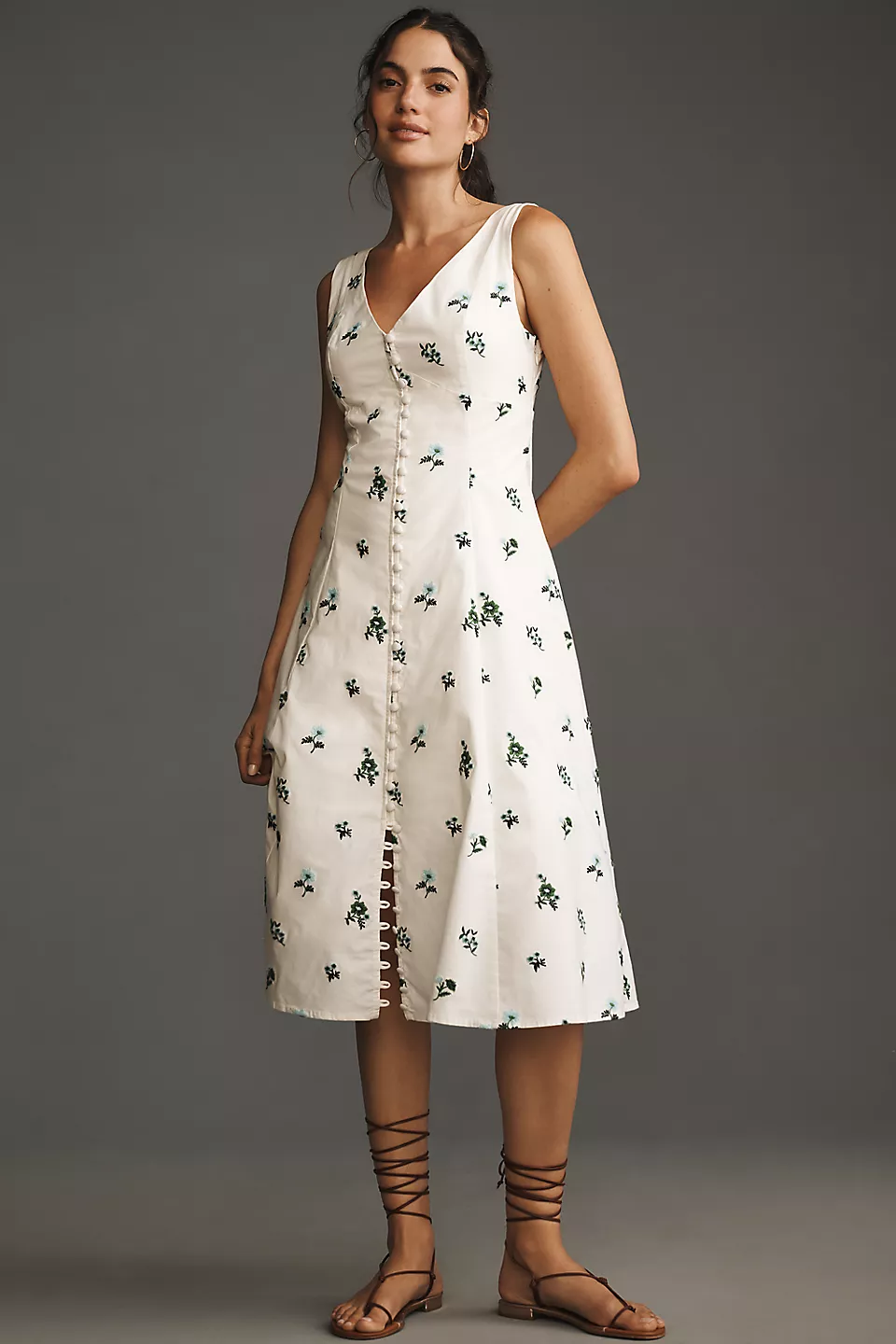 関税送料込み♦ZIMMERMANN ミディワンピース Zimmermann】HARMONY TIERED MIDI DRESS ティアード ミディ