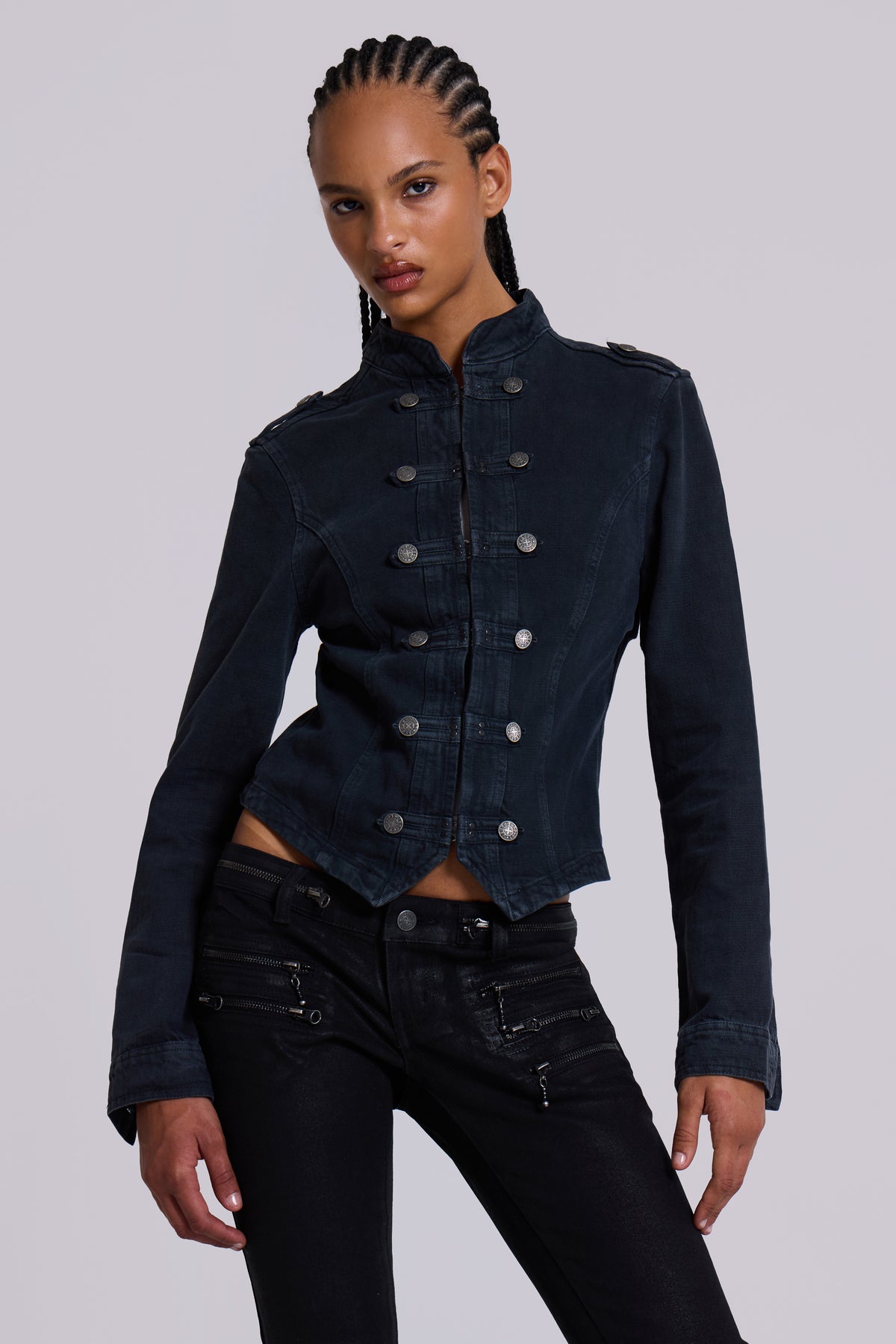ジャケット・アウター Jaded London Washed Black Rebel Jacket Jaded London Washed Black Rebel Jacket - メルカリ