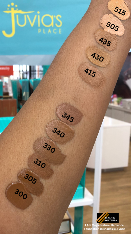 Juvia's place deals foundation swatch