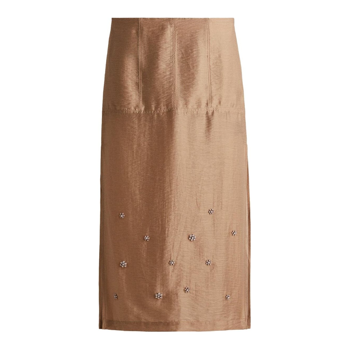 【MASSIMO DUTTI】 Semi-long Skirt With Floral Embroidery s-l400.jpg
