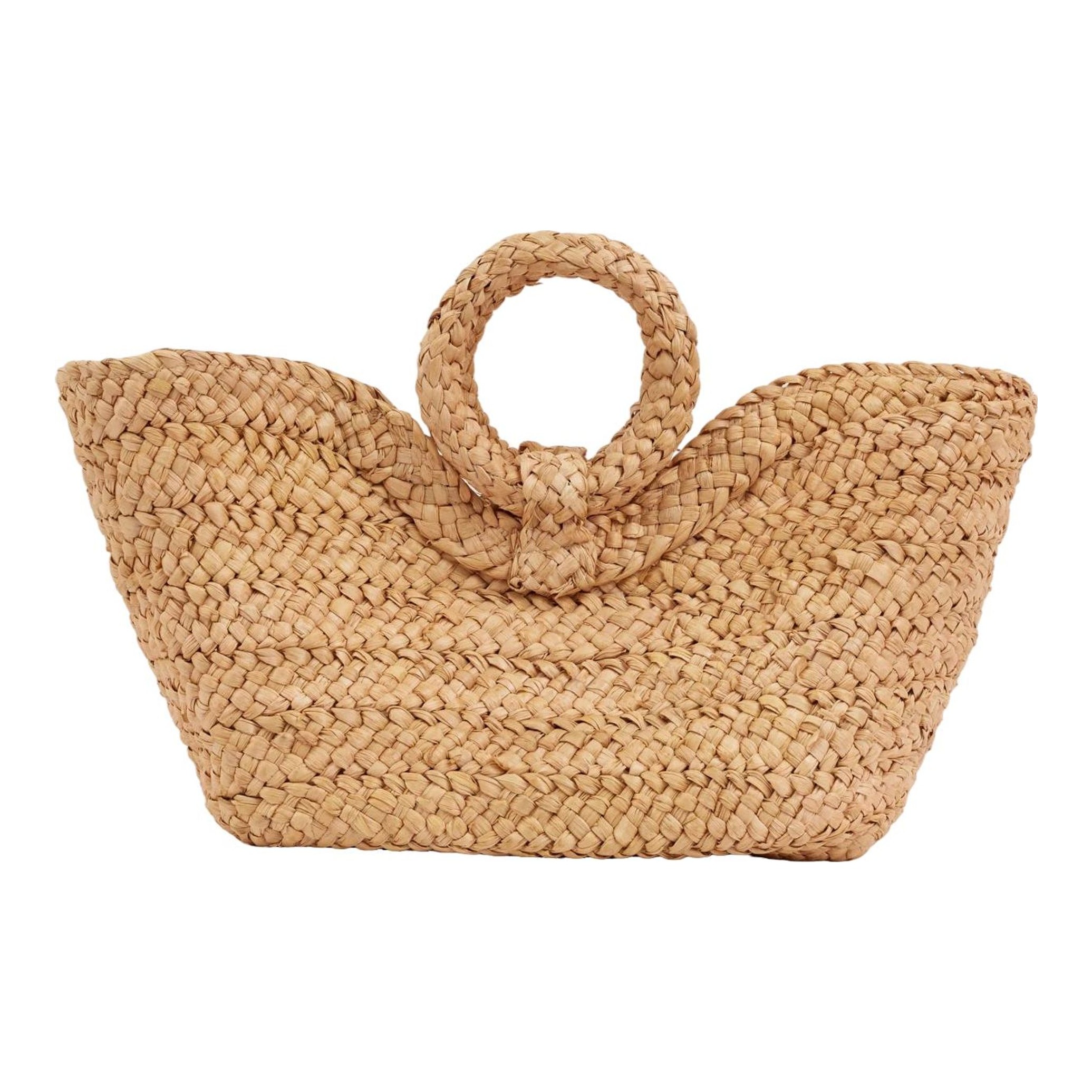 【ALEMAIS】 Dee Dee Small raffia tote bag Dee Dee Small raffia tote bag in green - Alemais | Mytheresa