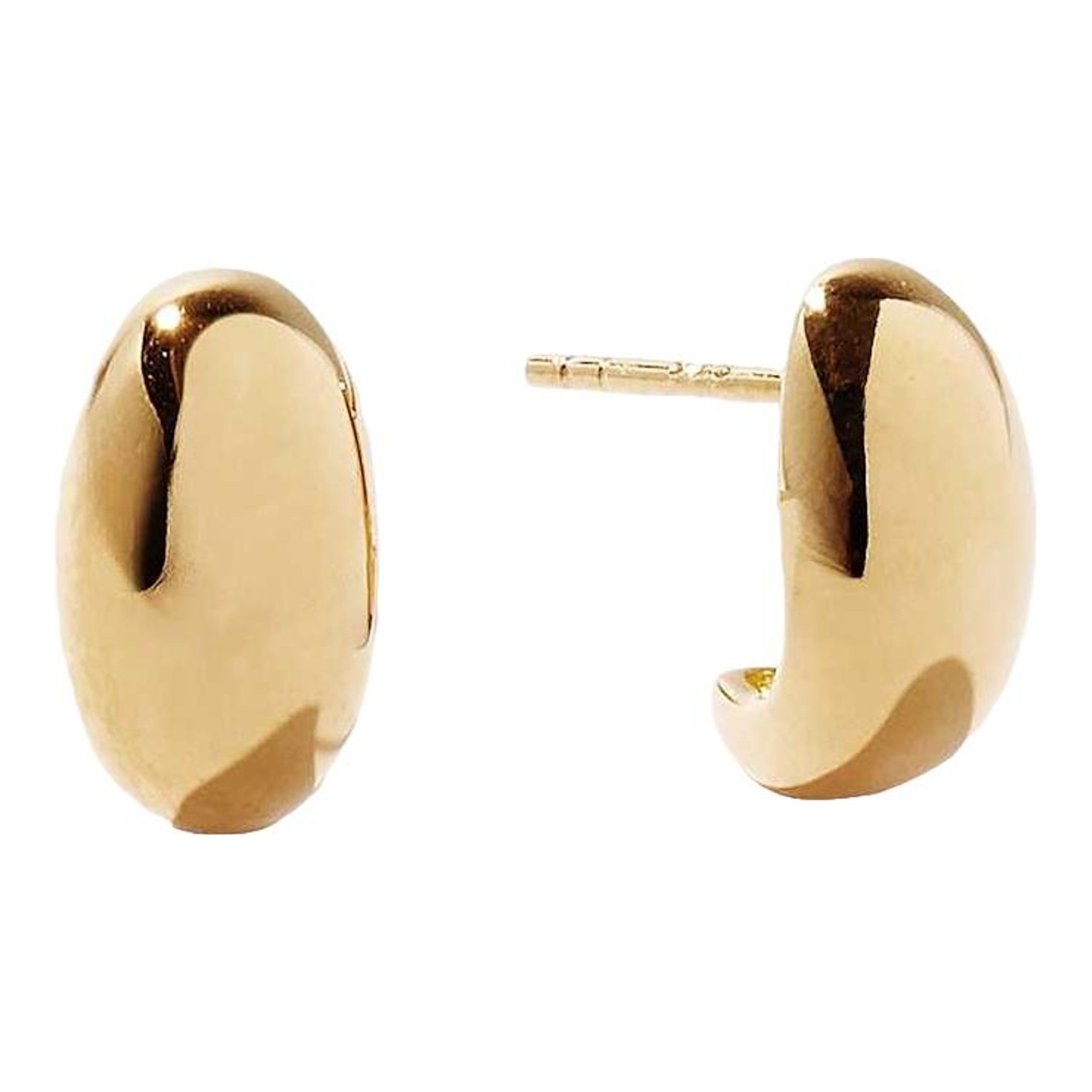 〈MEJURI〉コロンと可愛い Brioche Hoops ブリオッシュ ピアス Brioche Hoop Earrings in 18k Gold Vermeil & Sterling Silver