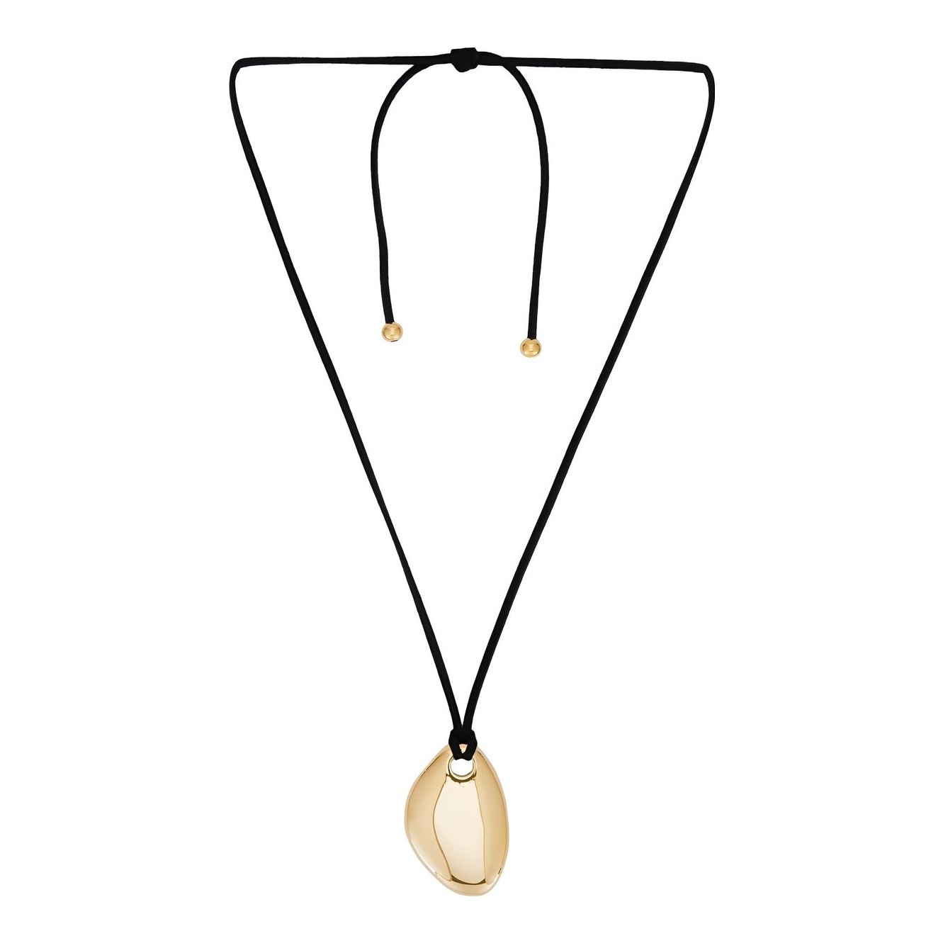 Missoma | Savi Ridge Droplet Pendant Necklace