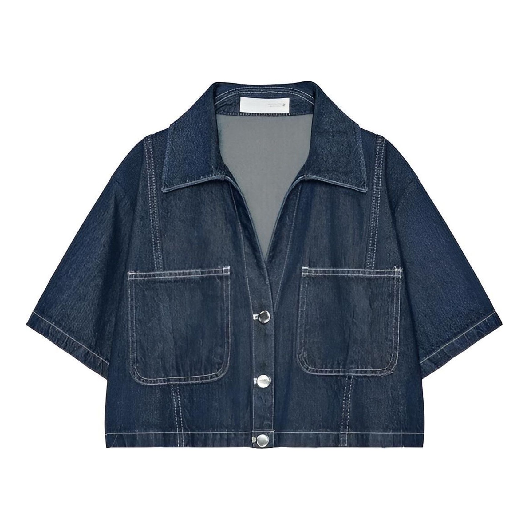 ワンピース Ami Paris Mini Dress Ami De Coeur In Denim Ami De Cœur denim shirt dress in blue - Ami Paris | Mytheresa