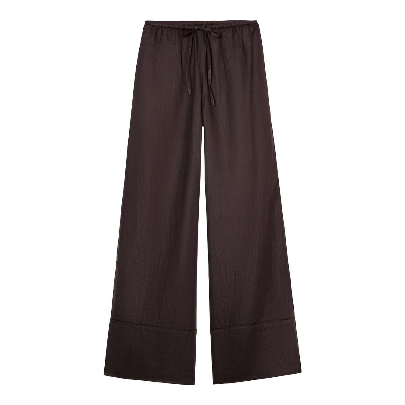 Massimo Dutti | Flowing 100% Linen Trousers With Darts