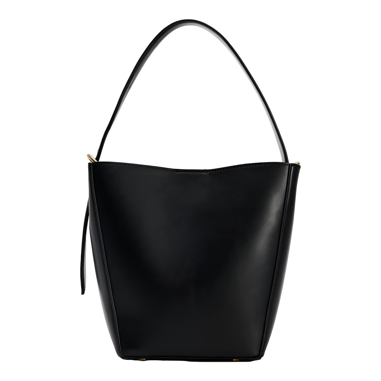 ショルダーバッグ・ポシェット VALENTINO GARAVANI BLACK SO SEAU BUCKET BAG Valentino Garavani Mini VLogo Signature Leather Bucket Bag