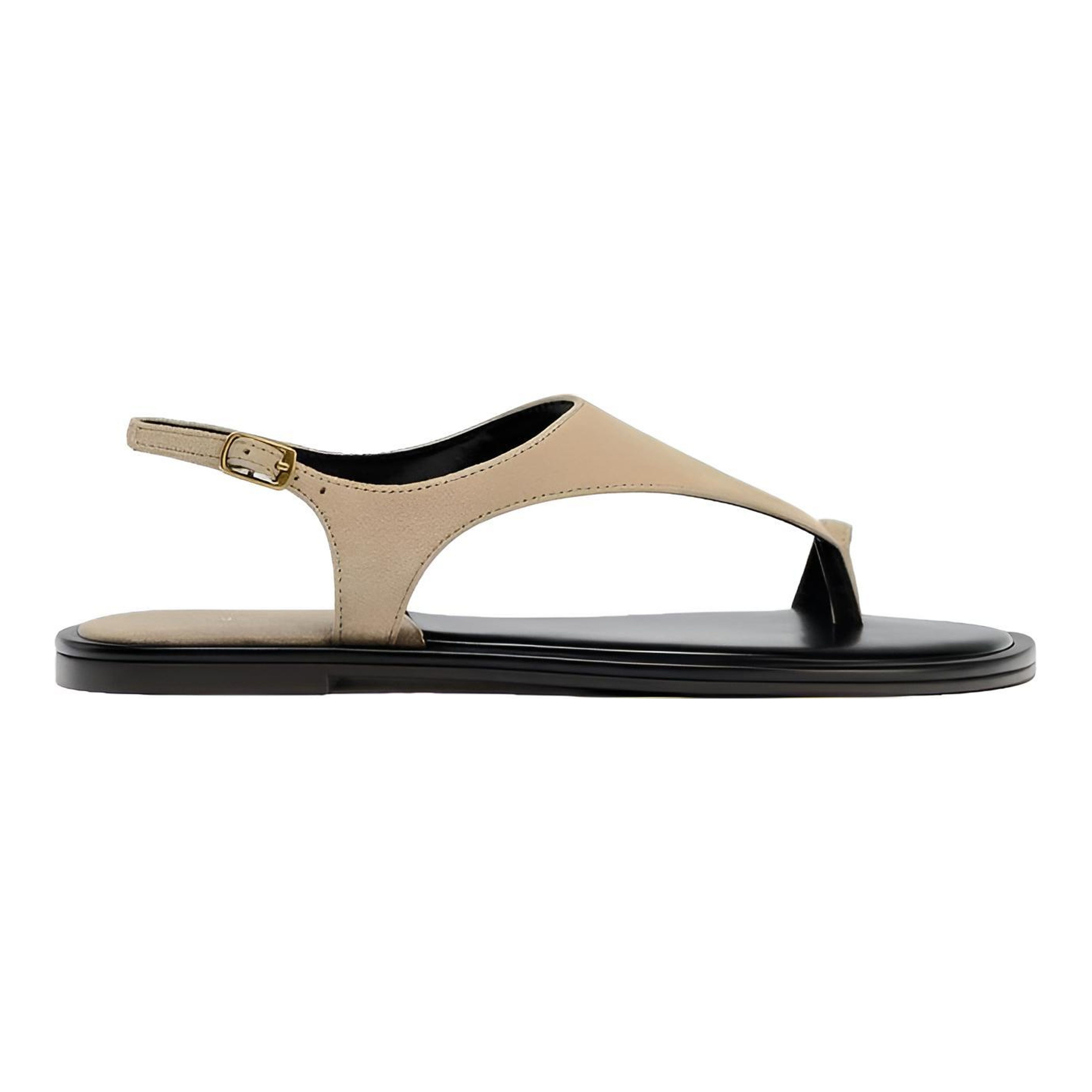 サンダル・ミュール Massimo Dutti ring detail Leather sandals TF5D0145 Massimo Dutti | Leather Sandals With Ring Detail