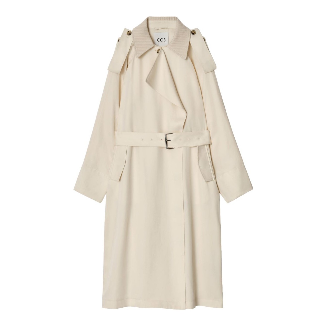 COS | Short Twill Trench Coat
