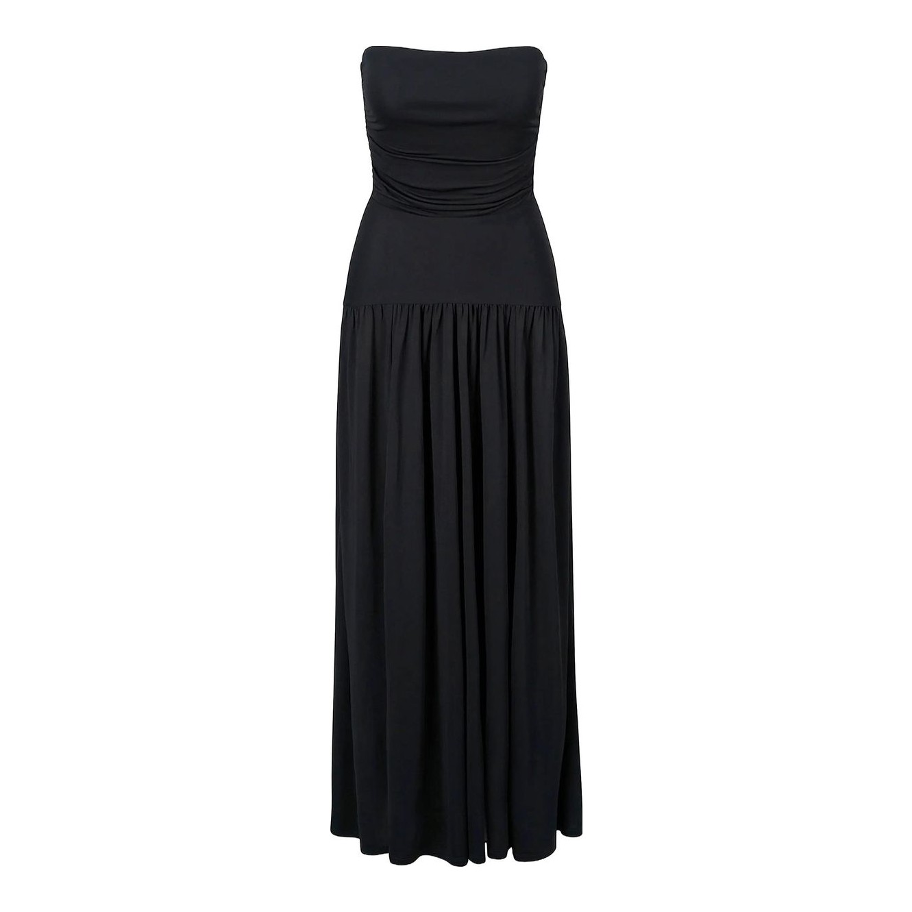 【Staud】 Wayfaringストラップレス maxiドレス WAYFARING DRESS BLACK