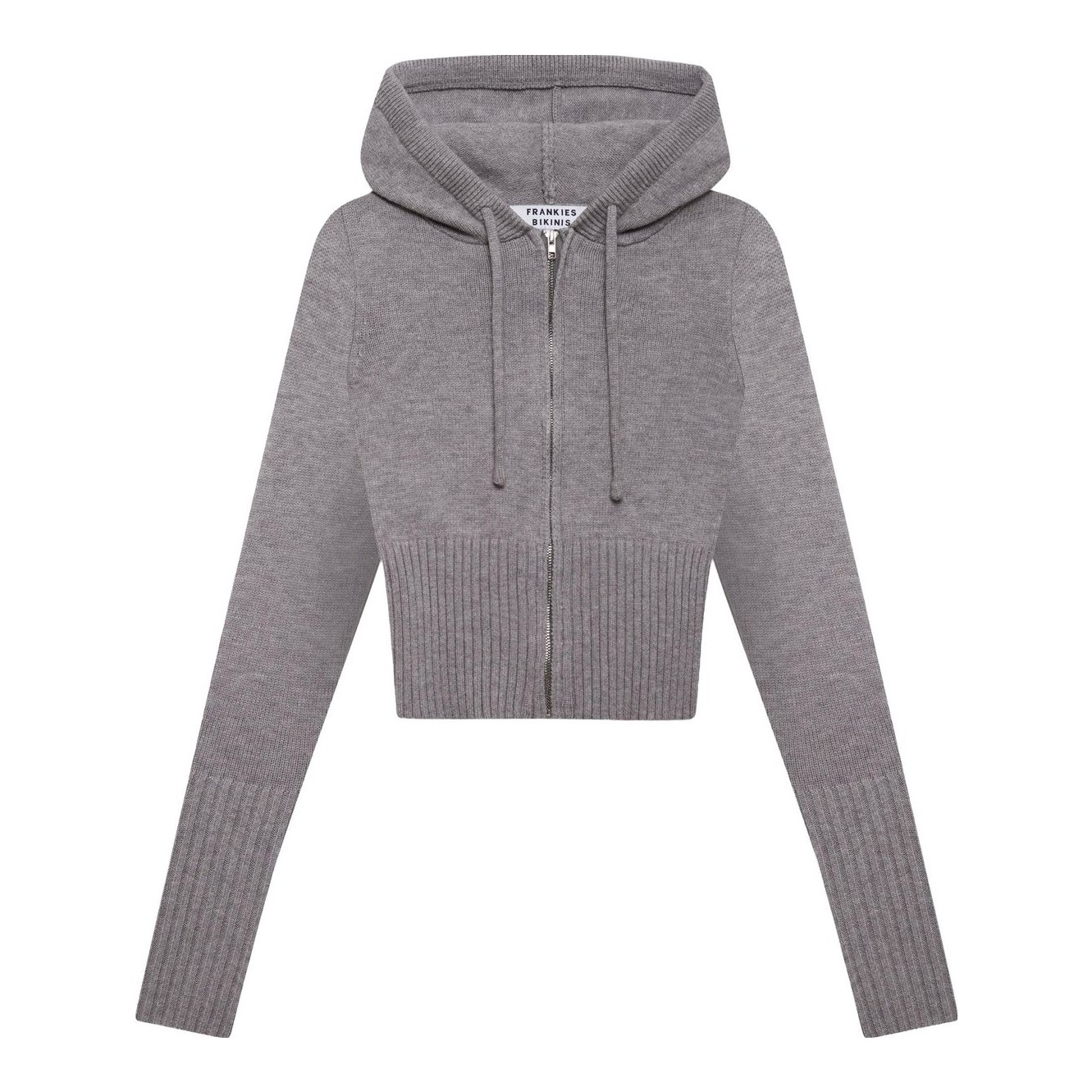 Frankies Bikinis | Aimee Cloud Knit Zip Up Hoodie
