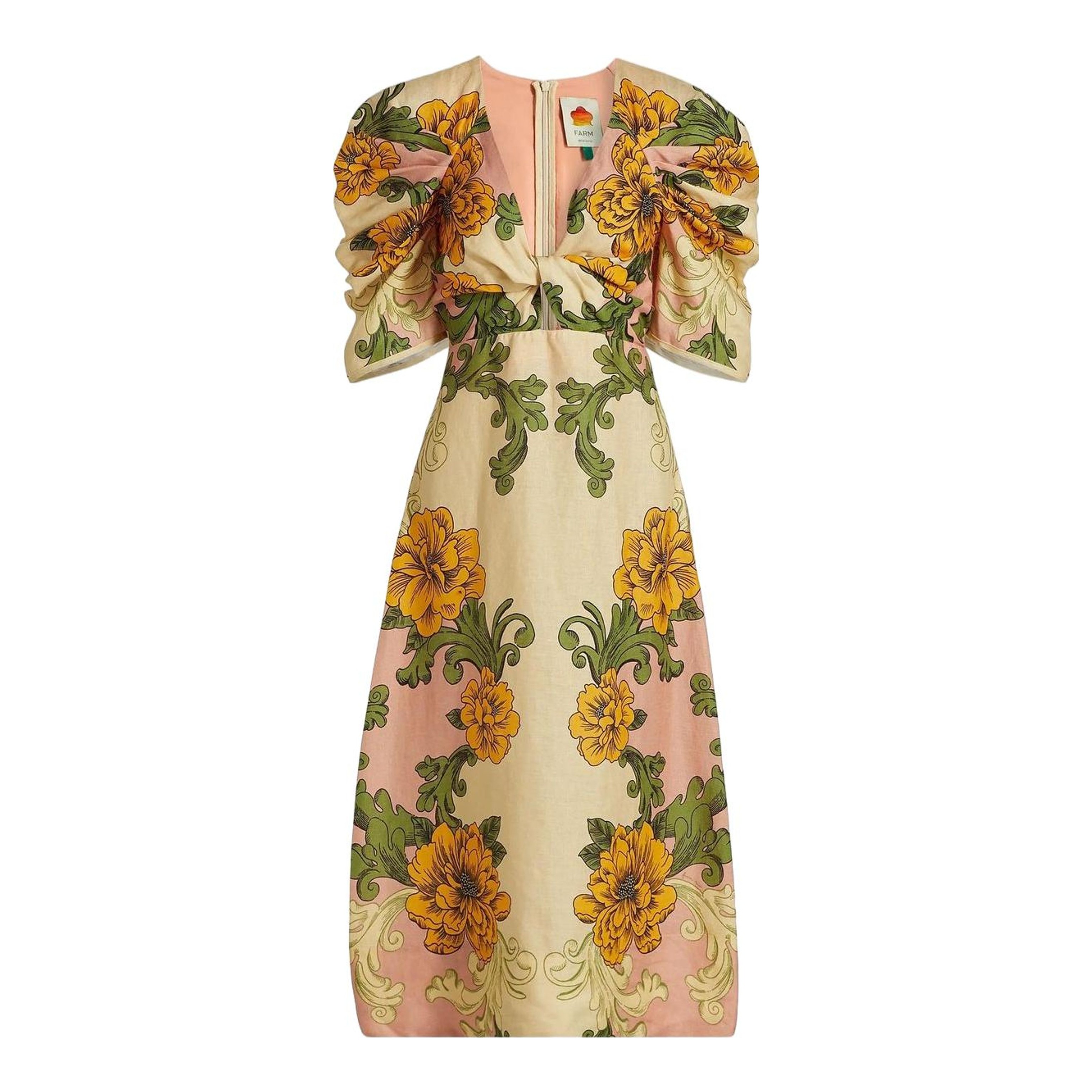 Karen Millen | Petite Applique Organdie Floral Graphic Maxi