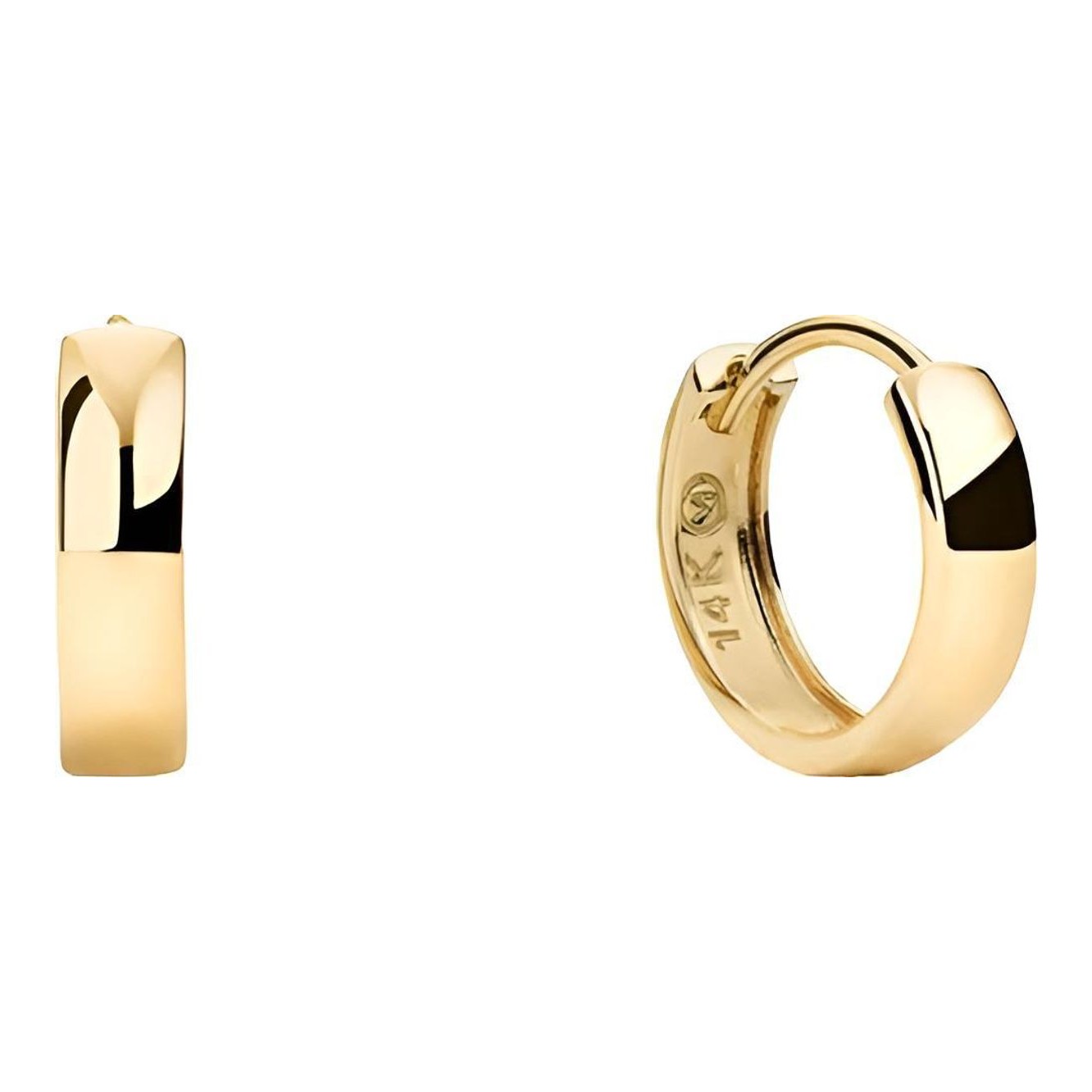 Mejuri | Round Topaz Hoops