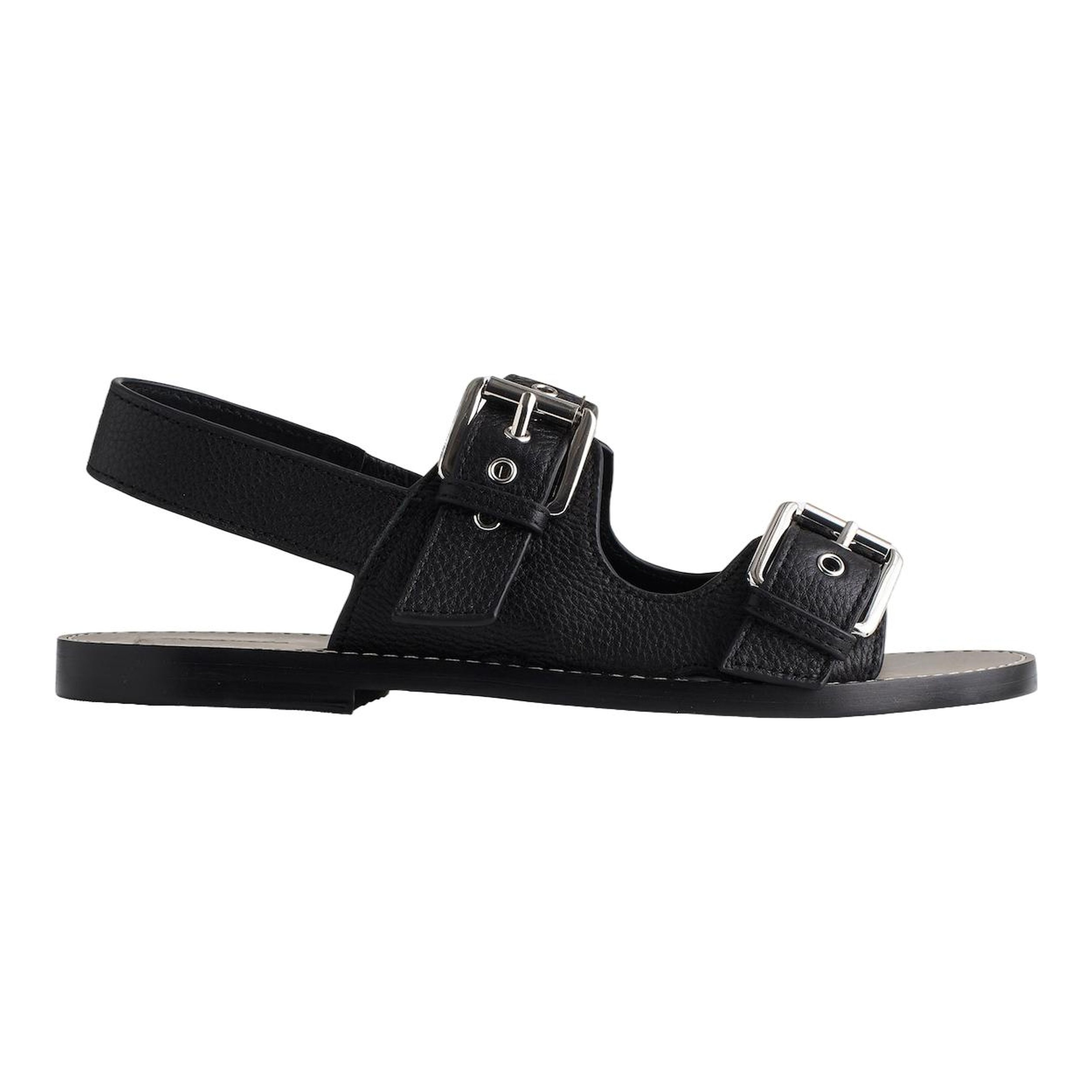 サンダル・ミュール Massimo Dutti ring detail Leather sandals TF5D0145 Massimo Dutti | Leather Sandals With Ring Detail
