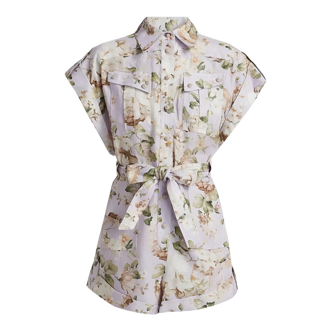 Zimmermann | Waverly floral silk romper
