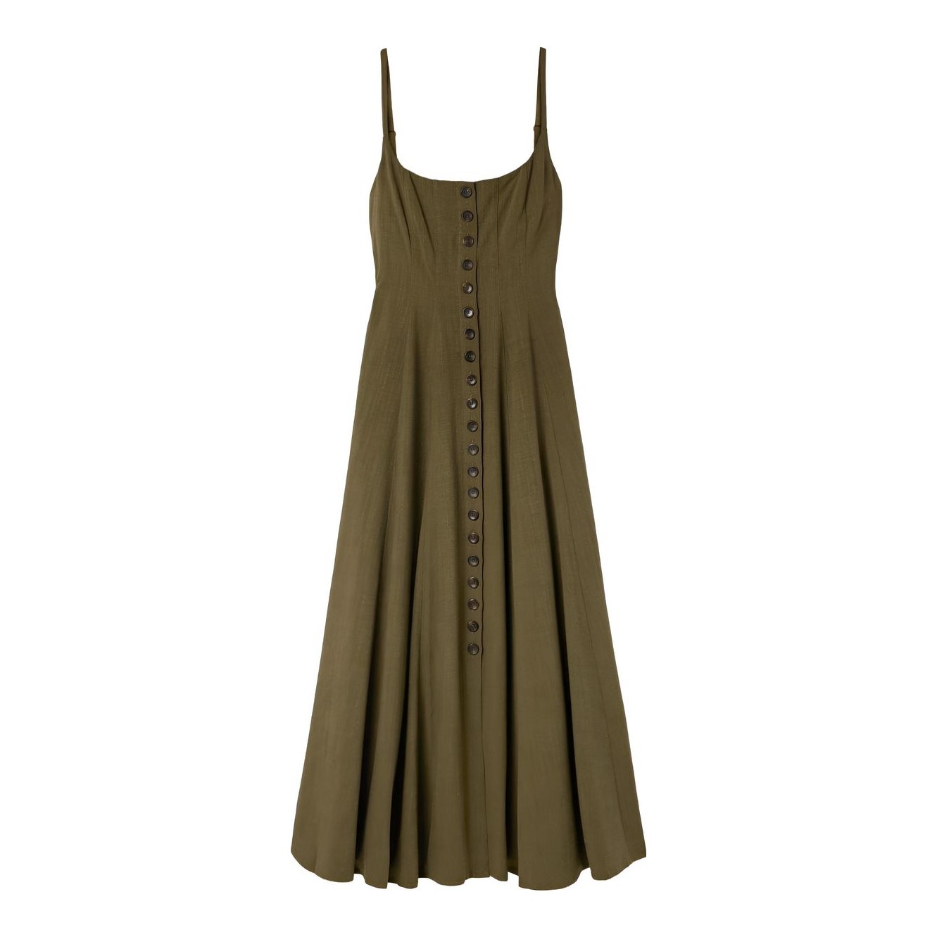 ◆関税込【REBECCA VALLANCE】Bailey belted pleated midi dress Bailey belted pleated midi dress in green - Rebecca Vallance