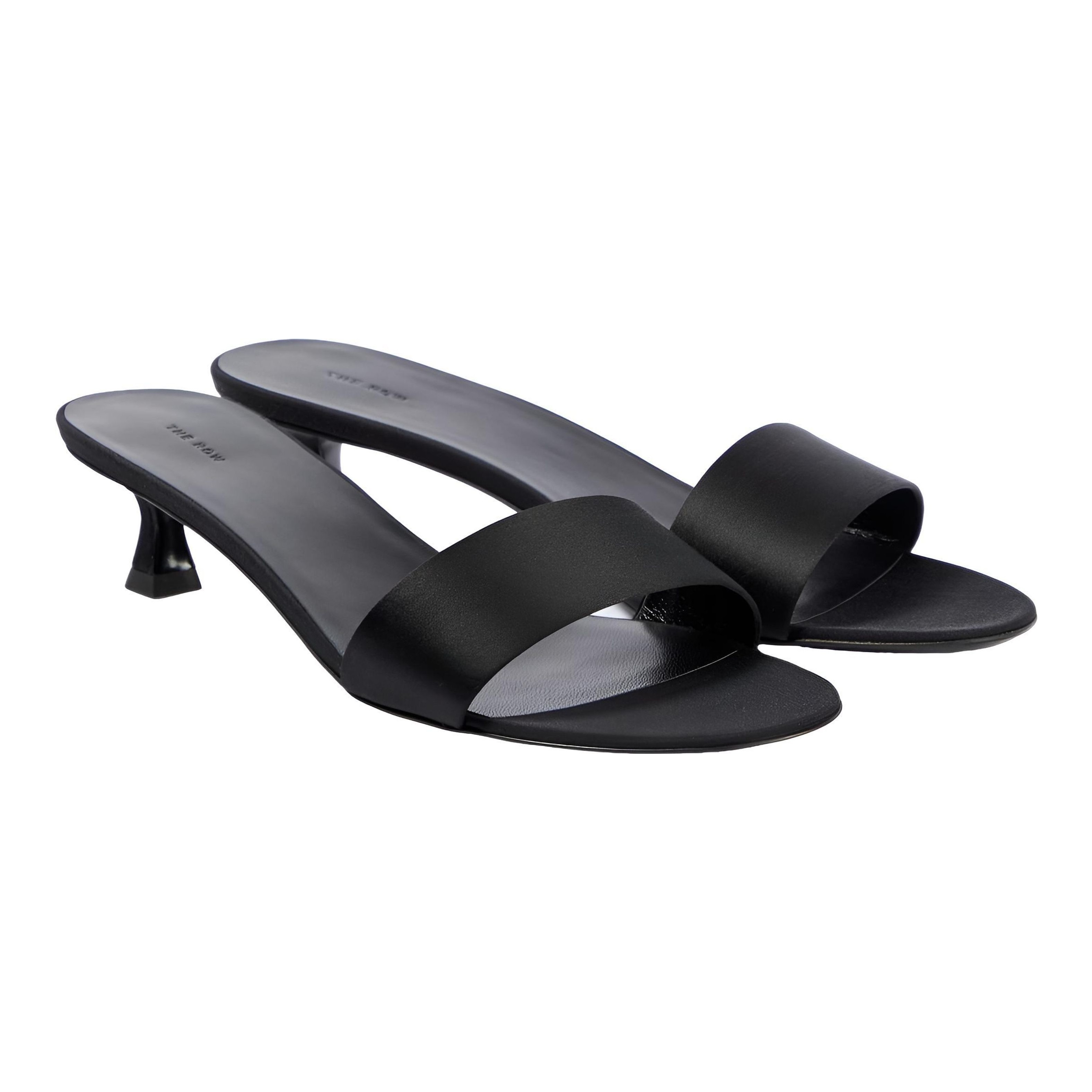 ★ZARA★ SATIN KITTEN-HEEL SANDALS SATIN KITTEN HEEL SANDALS - Brown | ZARA United States