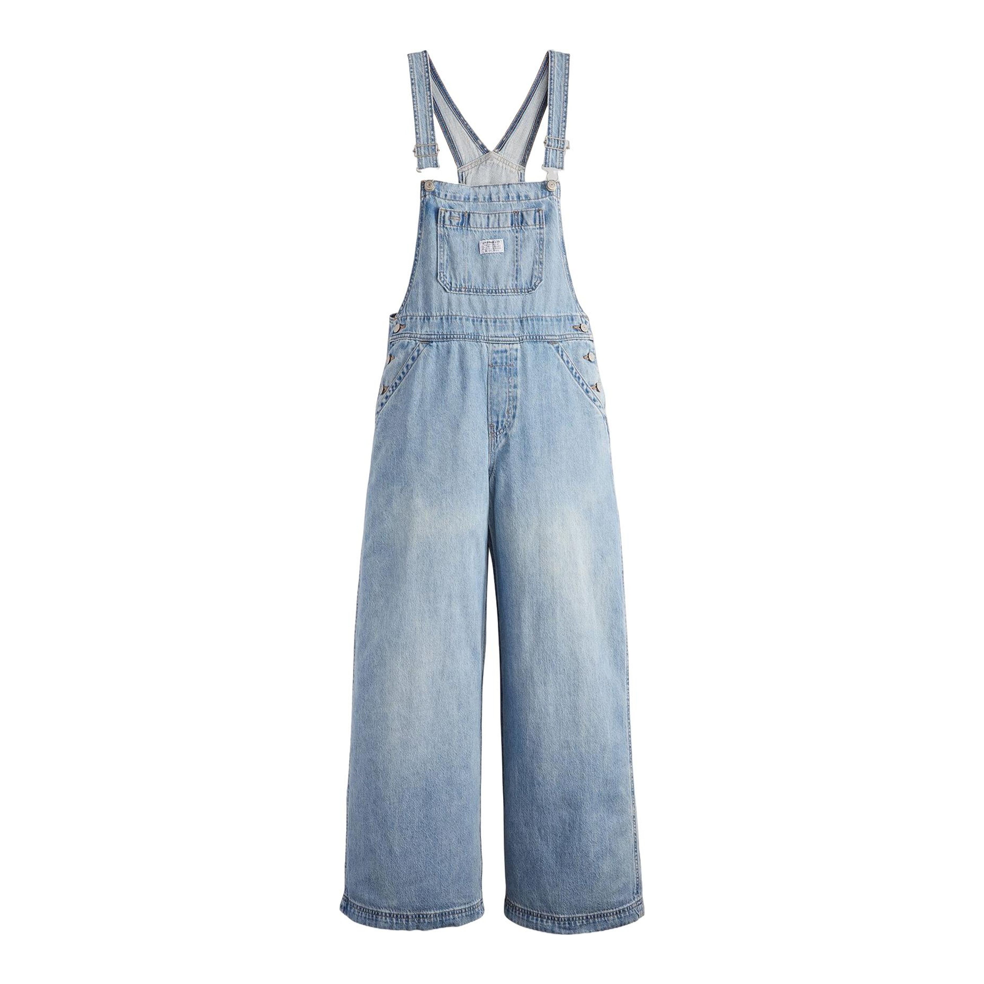ときめきdenimdungaree tie denim dungarees - Blue | Monki NO