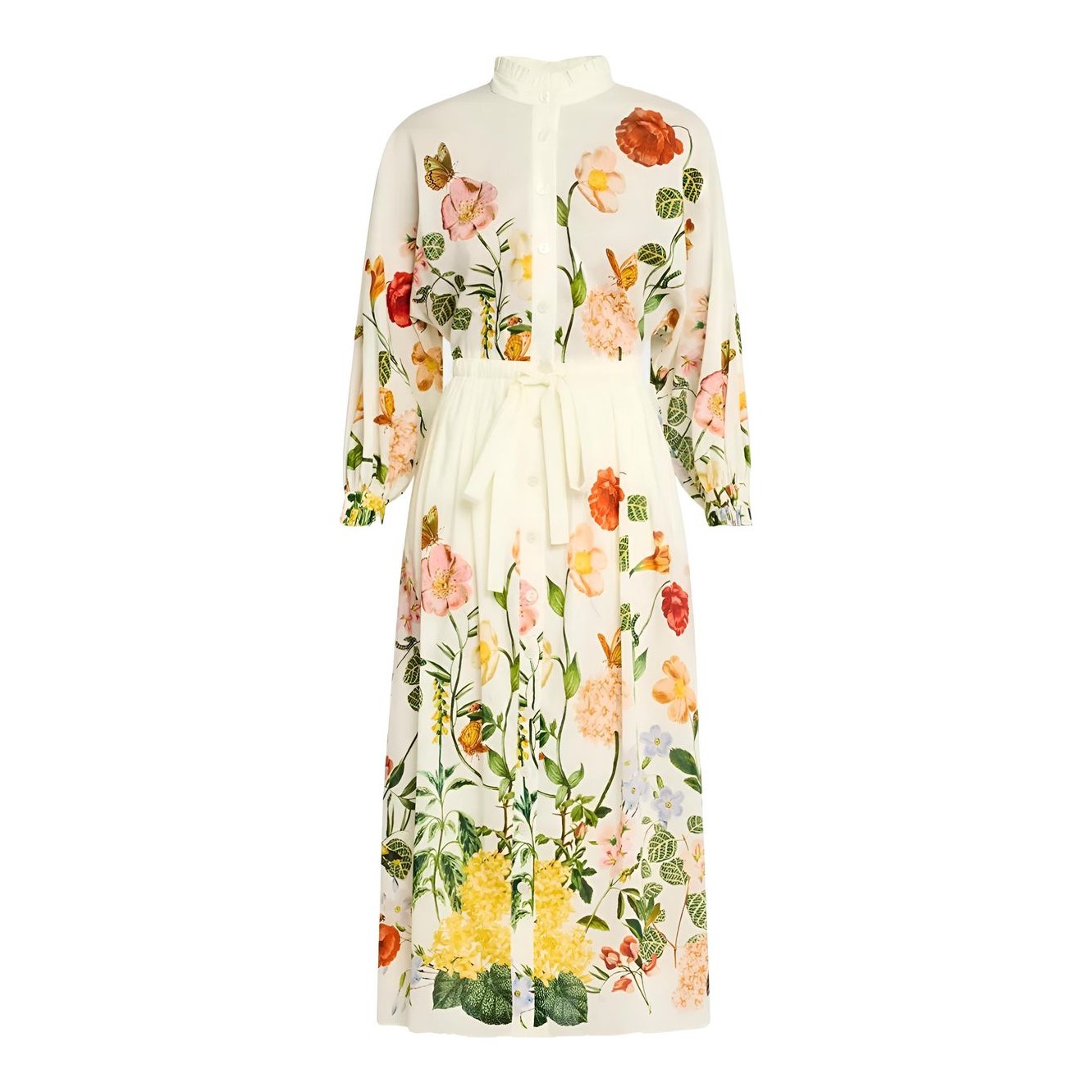 【Leo Lin】Petal Butterfly Sleeve Midi Dress Leo Lin Katrina Butterfly Sleeve Midi Dress | David Jones