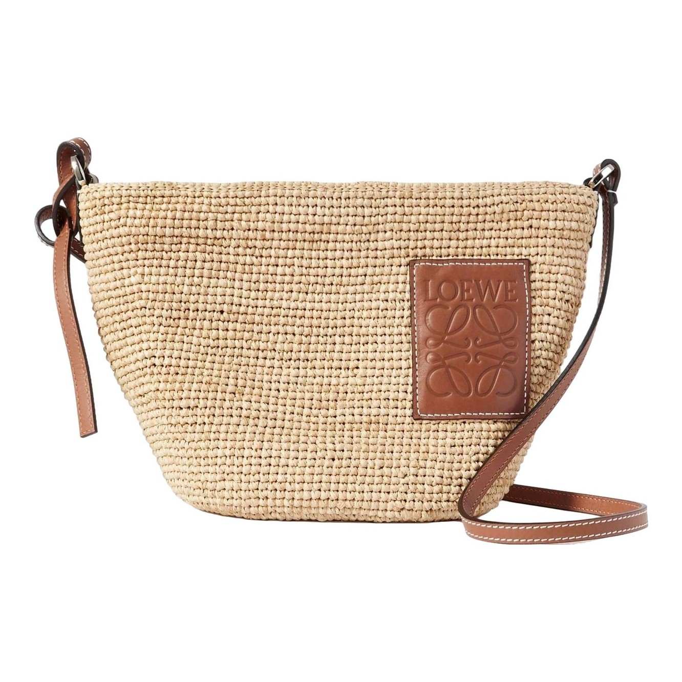 【Loewe】 Paula’s Ibiza Slit shoulder bag Paula's Ibiza Slit shoulder bag in neutrals - Loewe | Mytheresa