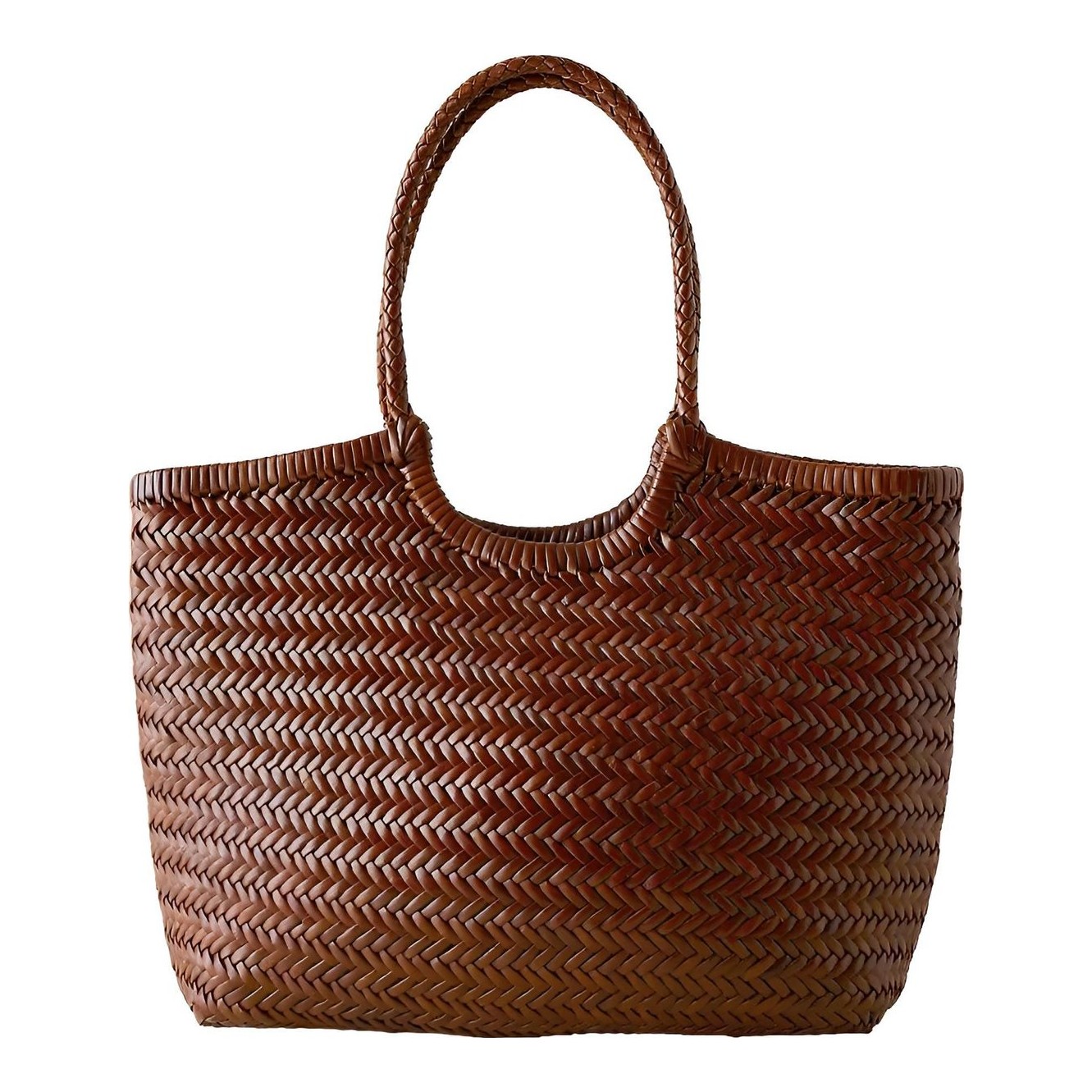 ZARA【NEW】BRAIDED HANDBAG BRAIDED HANDBAG - Chocolate | ZARA United States