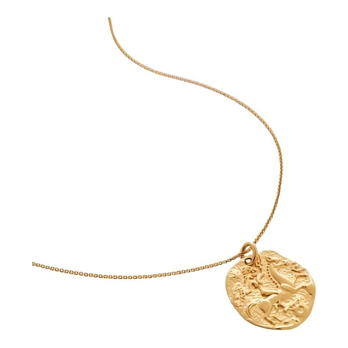 Balzac Paris (バルザック・パリ) ネックレス Collier Magie Collier Magie doré laiton doré or fin pendentif gravé