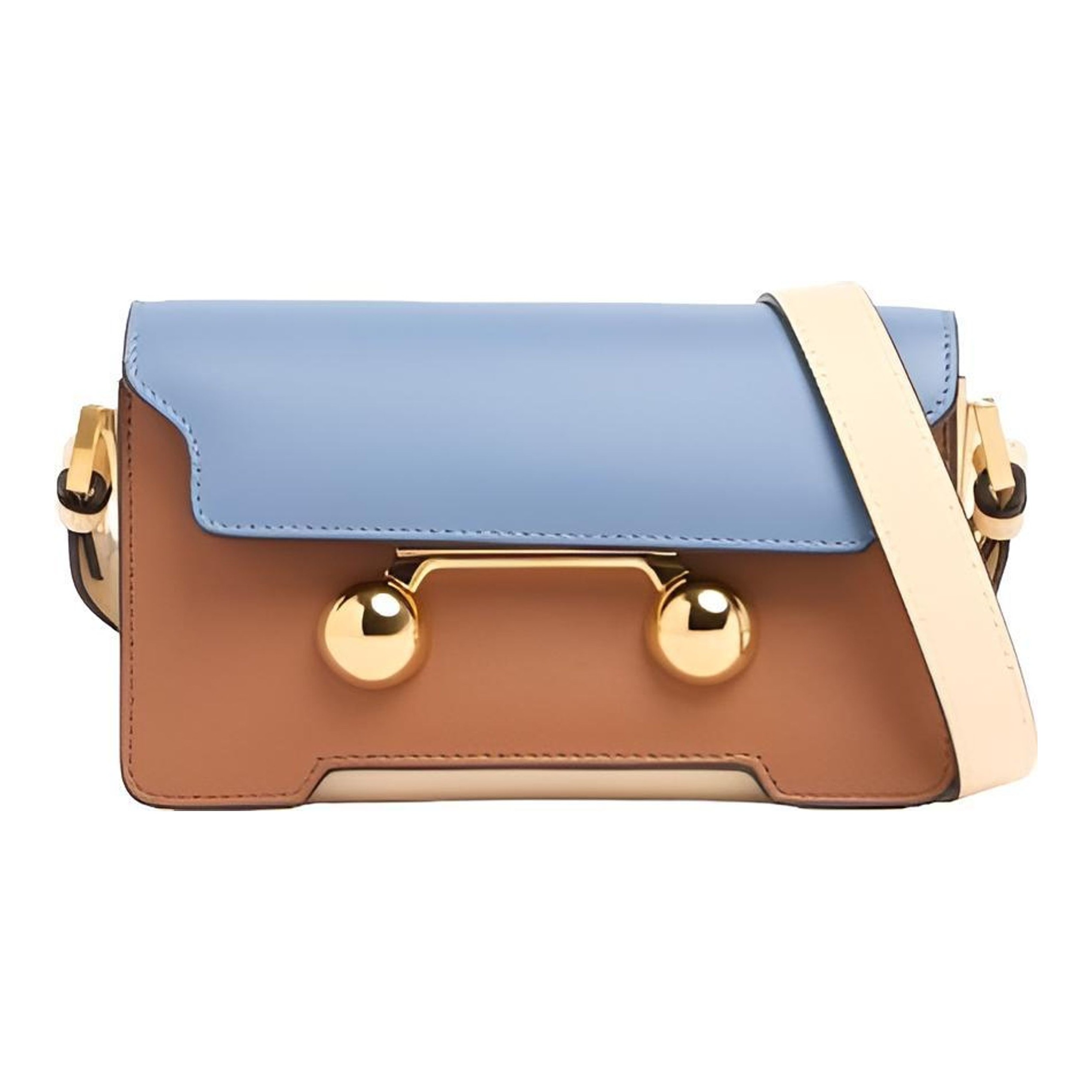 Marni | Mini Trunkaroo Leather Shoulder Bag