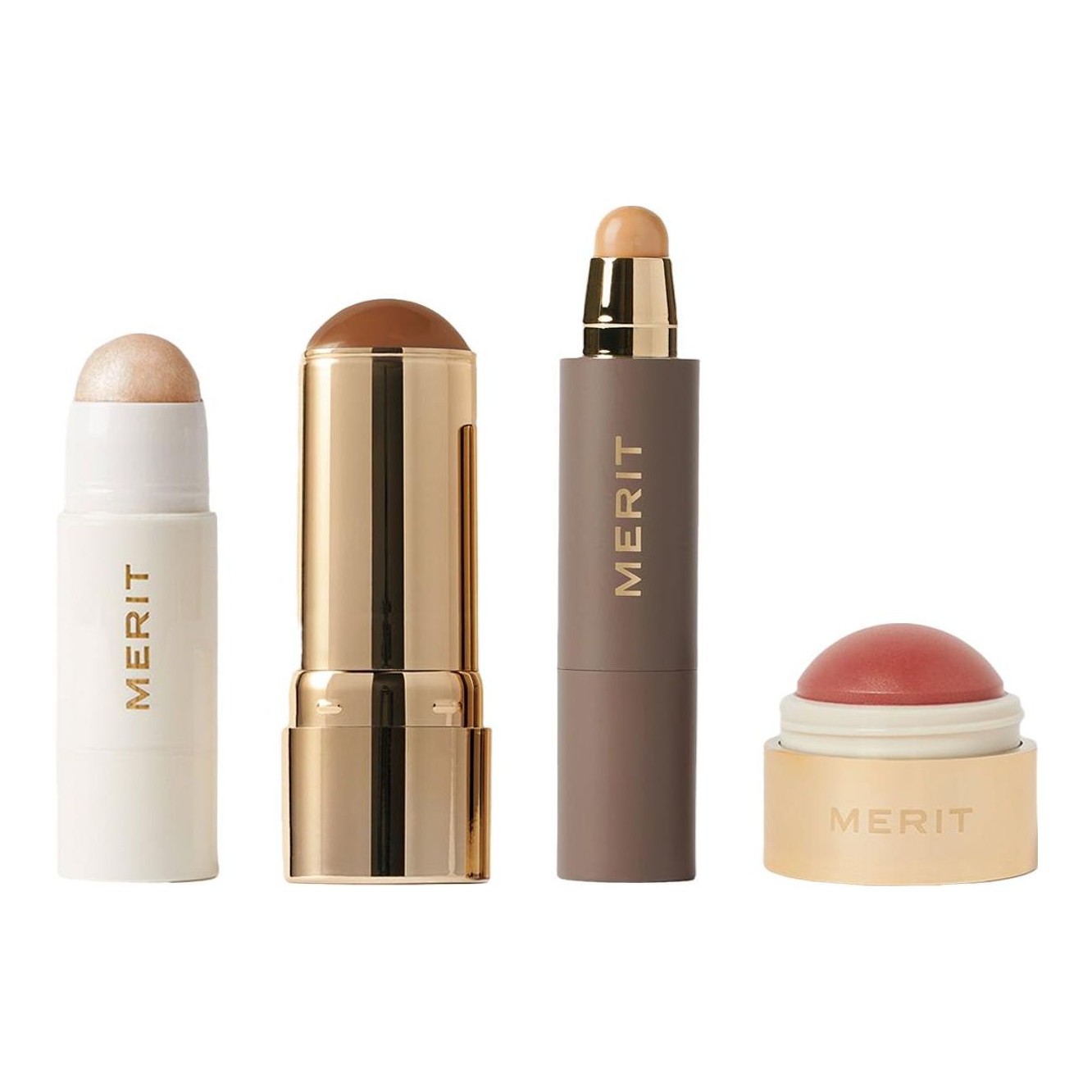[新品]MERIT フラッシュバーム クリーム ブラッシュ トリオ　3色セット The Mini Flush Balm Trio – MERIT Beauty