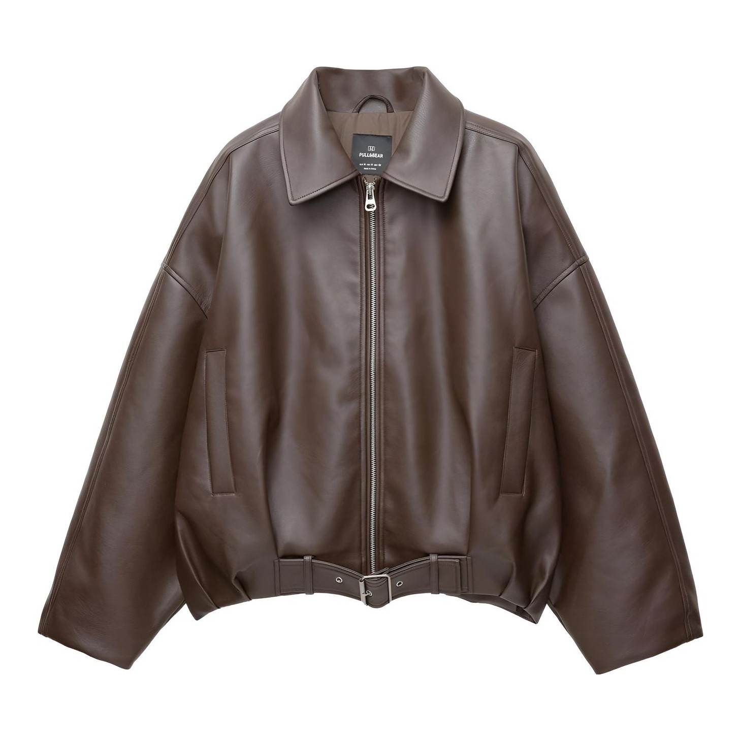 FAUX LEATHER TUCK ジャケット 05721548_006.jpg?v=1706615506