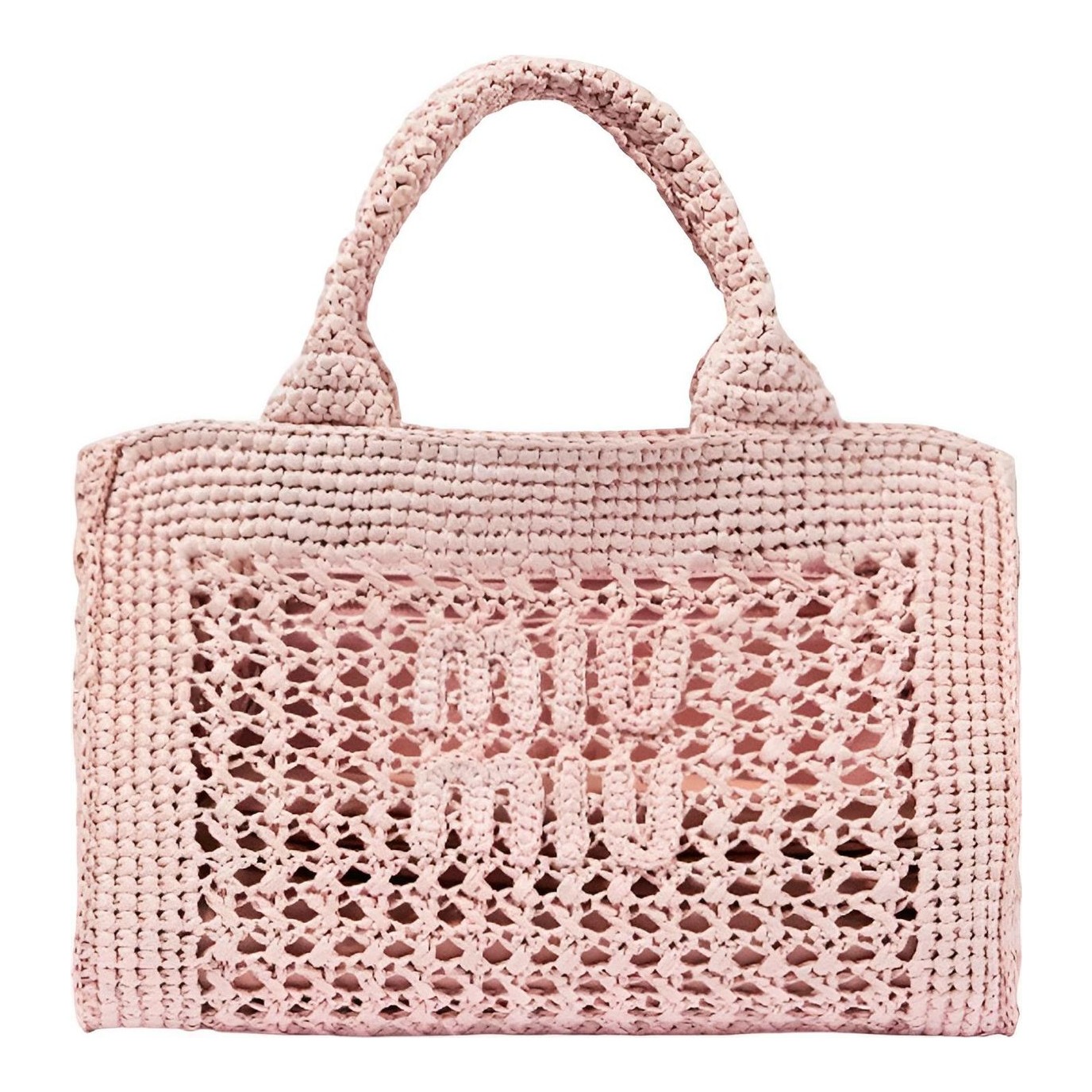 Miu Miu | Logo Crochet Tote Bag