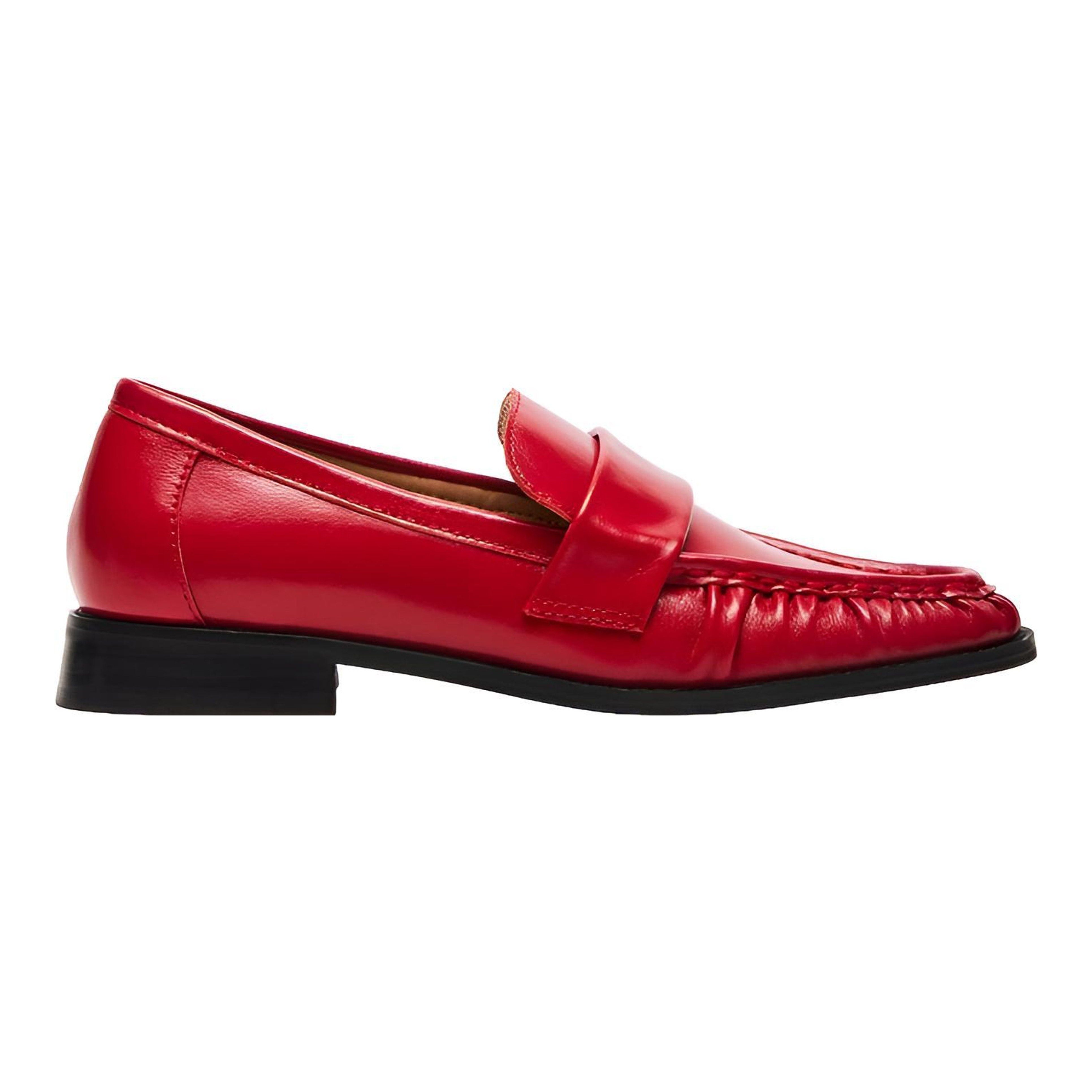 【Steve Madden】関税なし♪ MINKA Leather Loafer MINKA Black Leather Women's Loafers | Women's Designer