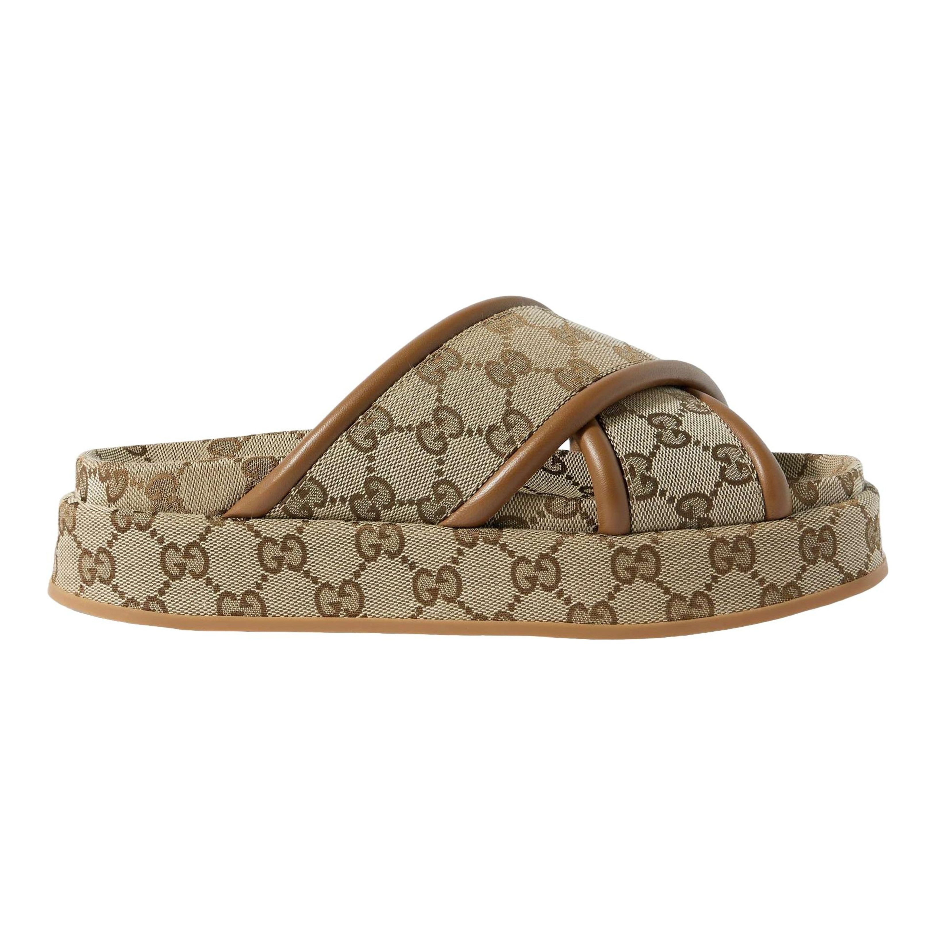 Gucci | Double G Raffia Sandals
