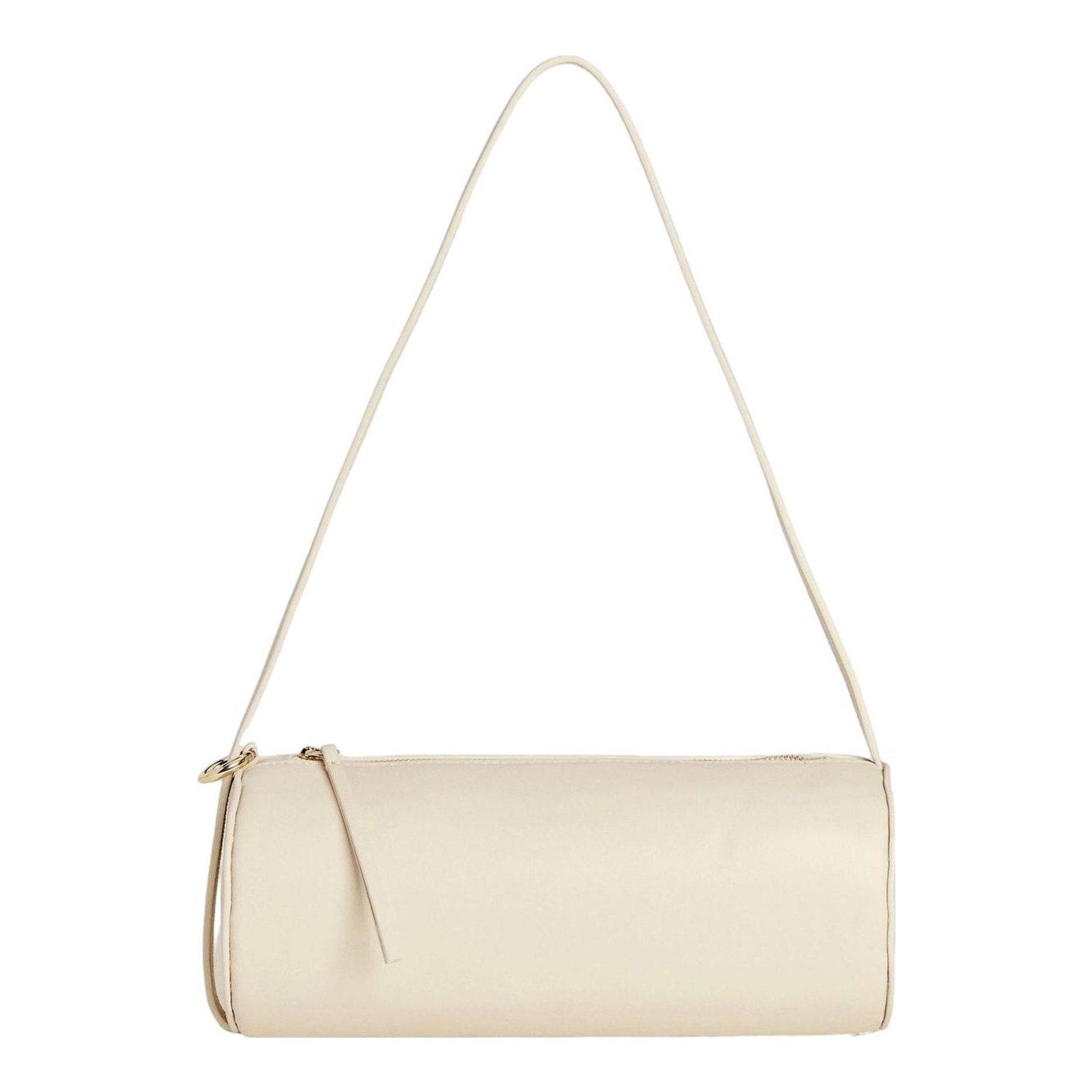 【Jil Sander】Mini Canolo Shoulder Bag Eggshell Jil Sander Small Cannolo Shoulder Bag - Eggshell - 30% Off