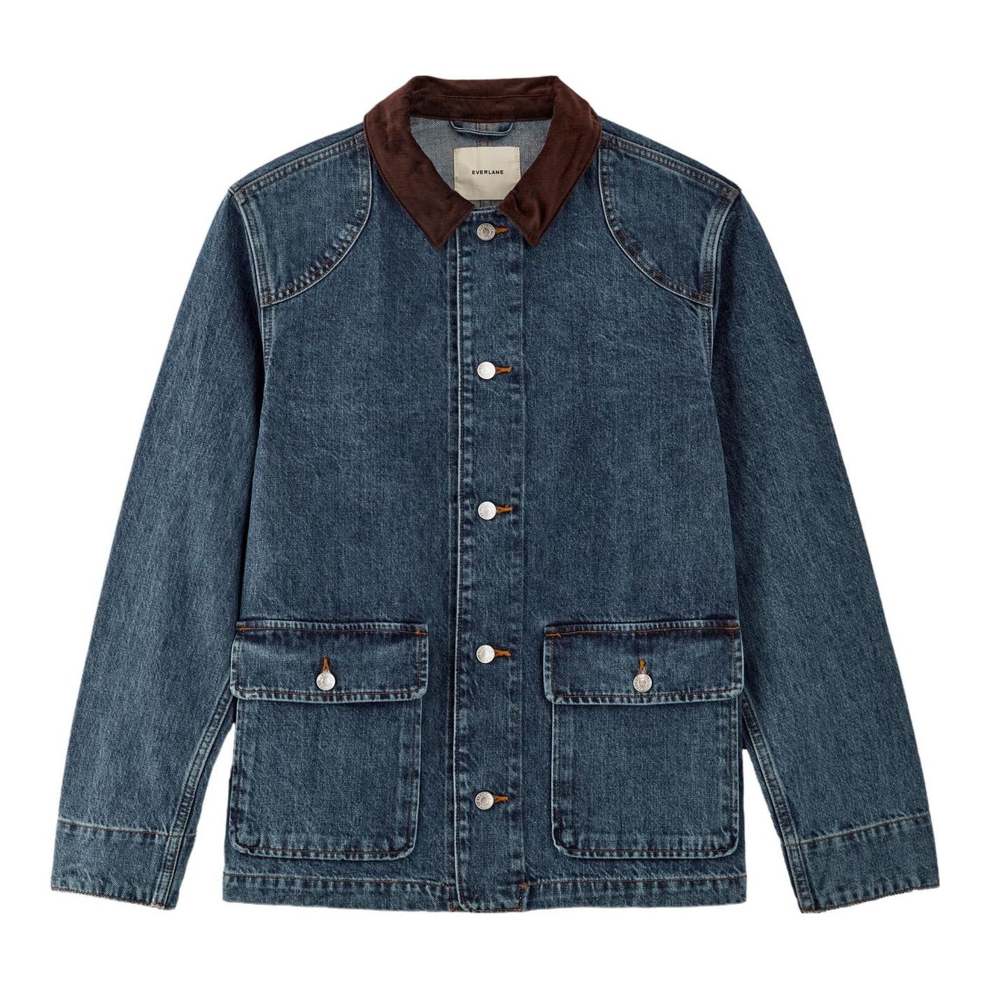 Land's End | Women's Corduroy Collared Denim Jacket