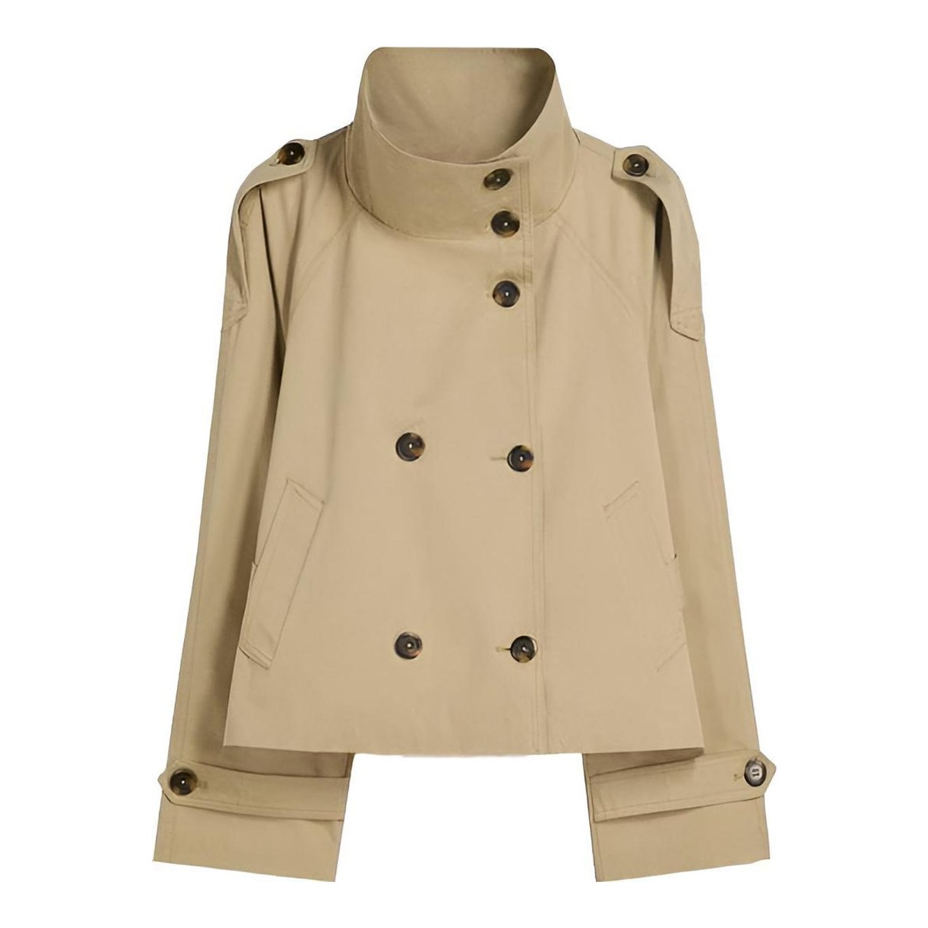 ジャケット・アウター theredthread fur embroidery trench short THEREDTHREAD / ザレッドスレッド】S fur embroidery trench short