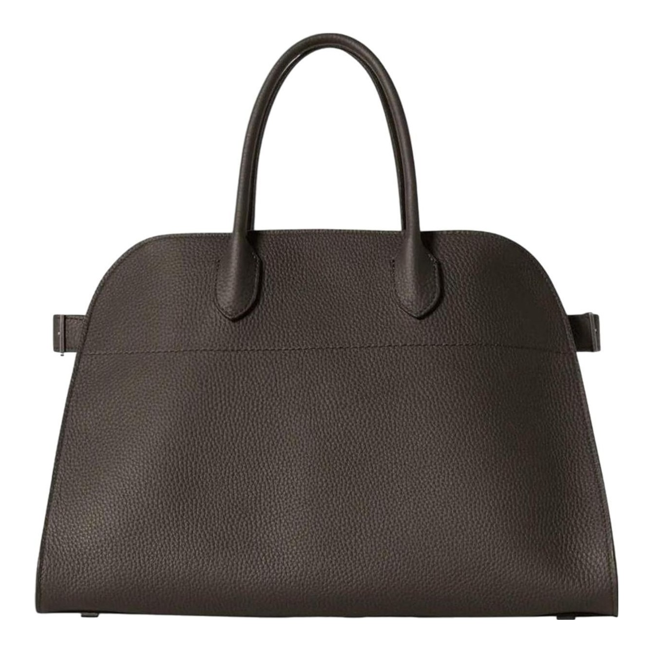 The Row | Soft Margaux 15 Bag in Canvas and Leather