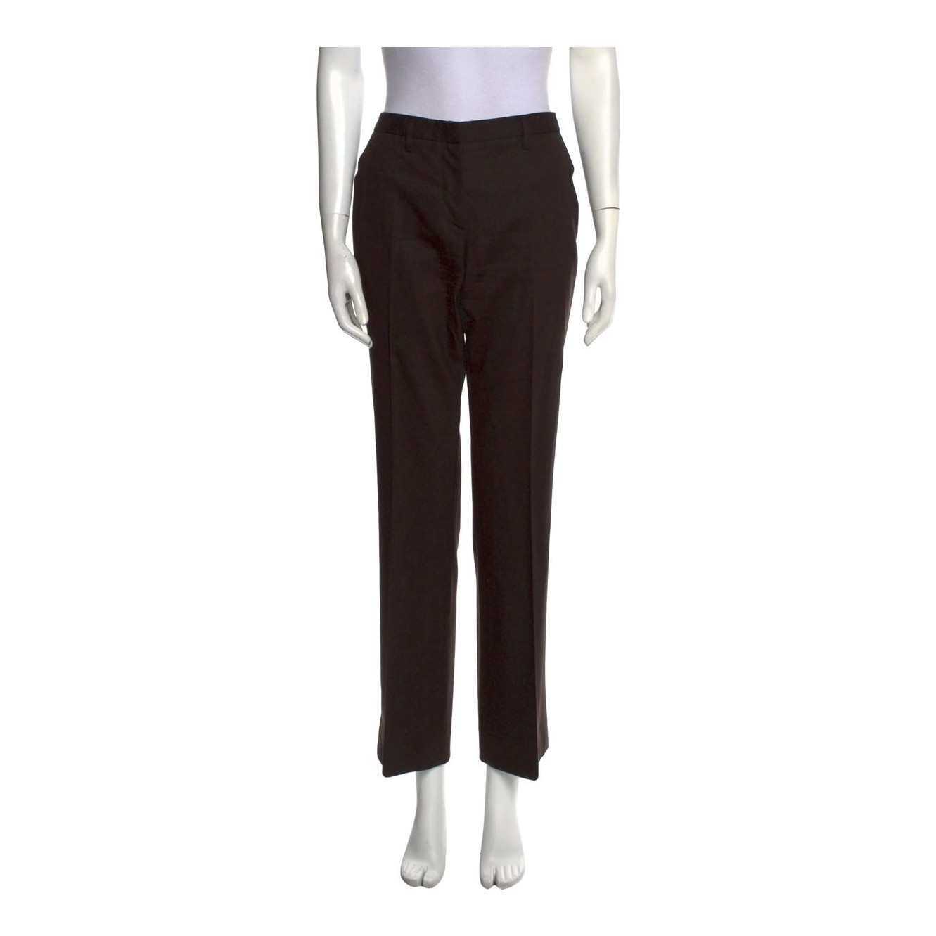 パンツ PRADA ARCHIVE VIRGIN WOOL FLARE SLACKS Prada Pants Dress Slacks Black Trousers Stretch NWT $650 48