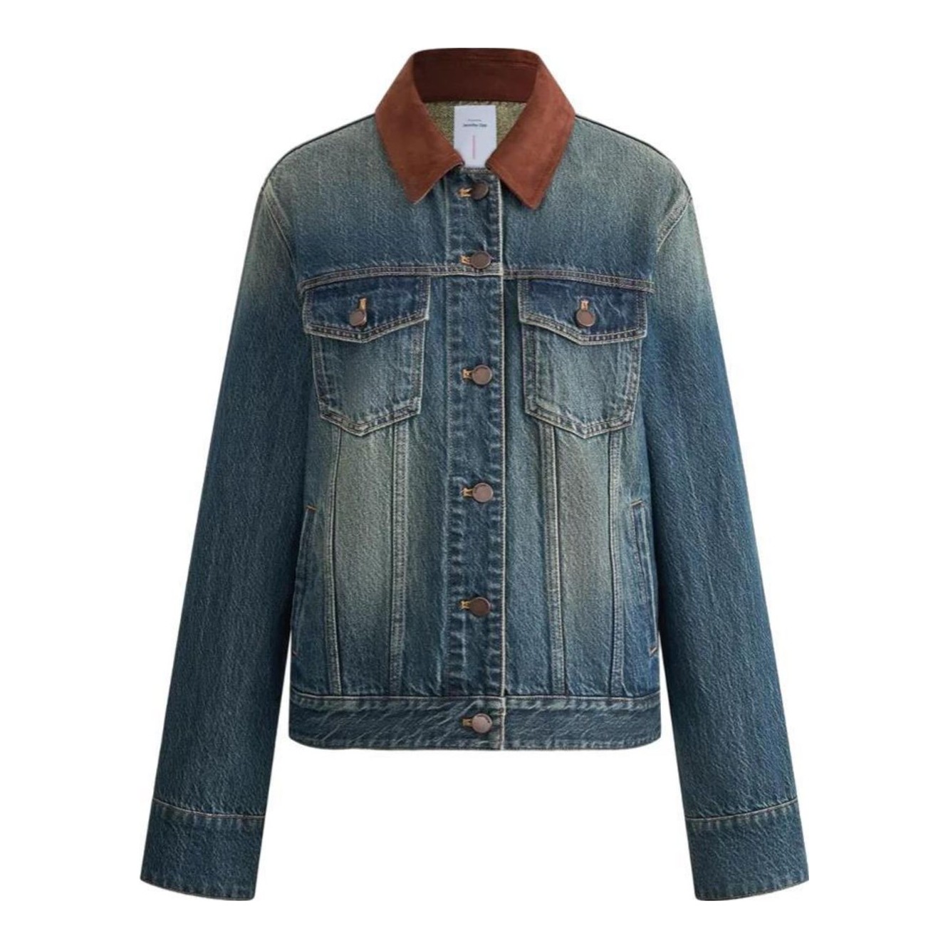 Land's End | Women's Corduroy Collared Denim Jacket